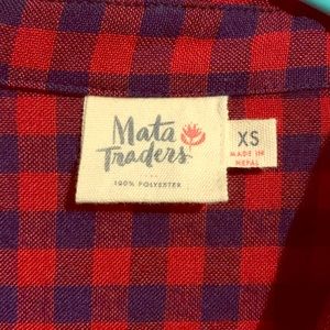 [Mata Traders] Red Gingham Dress